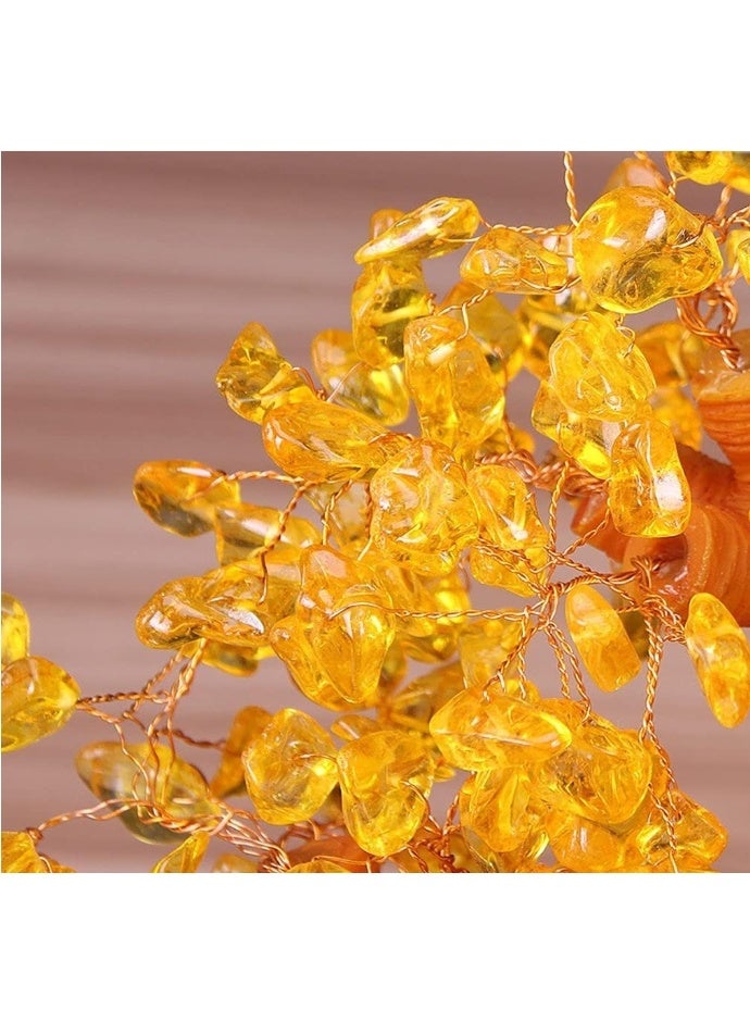 Crystal Money Tree Money Tree Crystal Fortune Tree Home Office Decoration Feng Shui Tree Crystal Fortune Tree Lucky Tree Bonsai Small Gift Tree Crystal Bonsai - Image 3